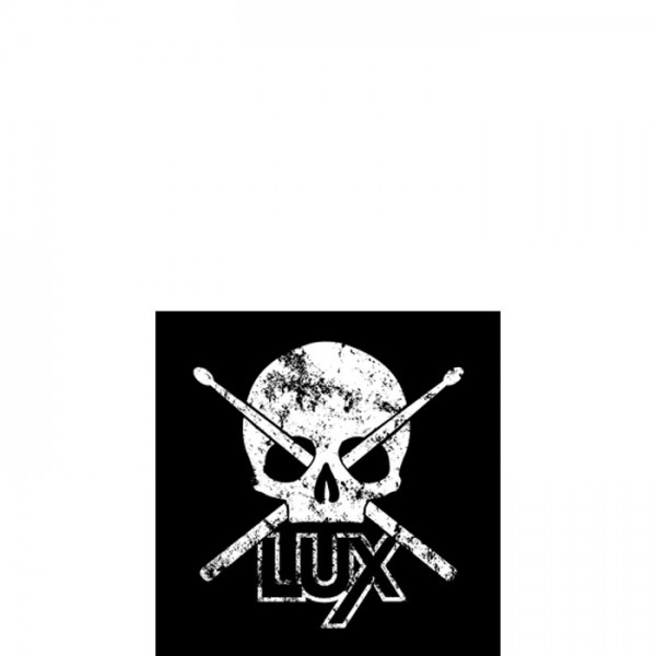 Lux Skull & Drumsticks Sticker